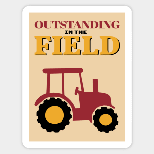 Vintage Tractor Legend Farmer Sticker